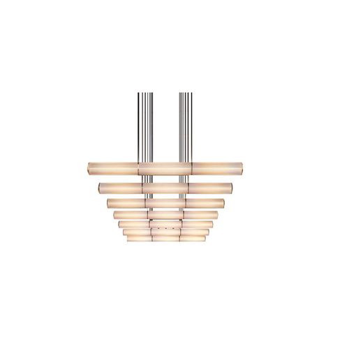 Moderner Kronleuchter - SJ2127 ROKUA - Alan Mizrahi Lighting - Glas / Messing / 1 Ebene