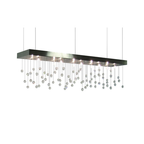 Moderner Kronleuchter - DV5786 AVENUE - Alan Mizrahi Lighting - Kristall / Chrom / für Gewerbegebrauch
