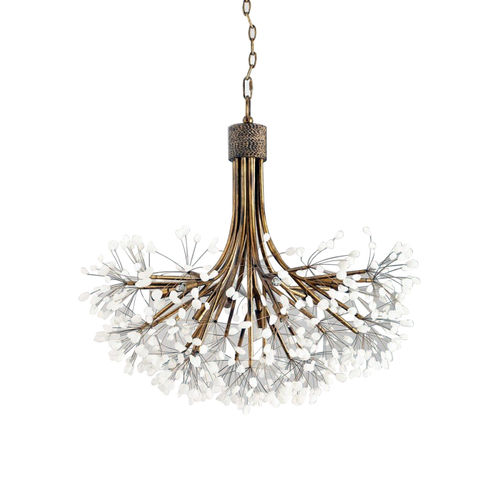 Kronleuchter / organisches Design - KA1869 BRANCHING QUARTZ - Alan Mizrahi Lighting - Glas / Eisen / Skulptur