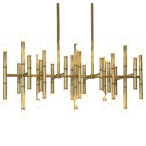 Moderner Kronleuchter - JR1981 MEURICE - Alan Mizrahi Lighting - Messing / gold / schwarz