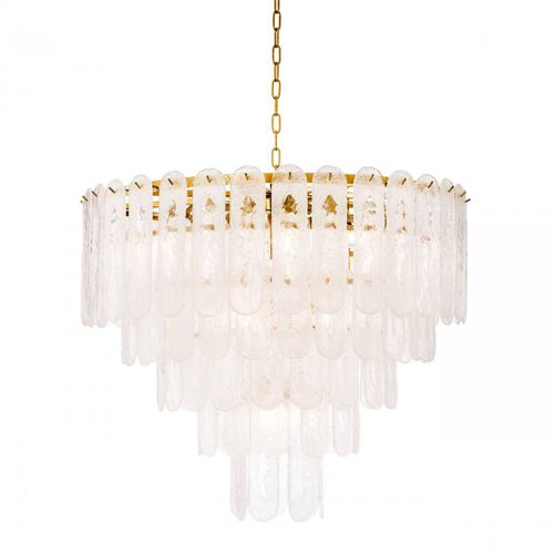 Kronleuchter / venezianischer Stil - AL0151 RIVERIA - Alan Mizrahi Lighting - Metall / Glas / 14 Glühbirnen