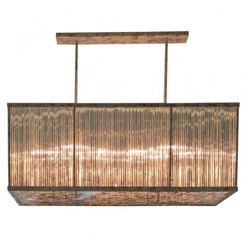 Moderner Kronleuchter - WM526 PALISSY - Alan Mizrahi Lighting - Glas / Stahl / 8 Glühbirnen