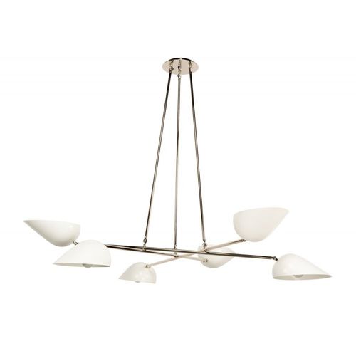 Moderner Kronleuchter - SJ2049 AXIS DIAMOND - Alan Mizrahi Lighting - Messing / Stahl / Aluminium