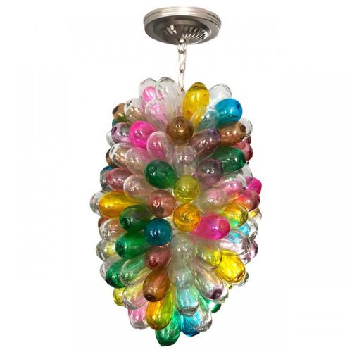 Hängelampe - AL0126 SCULPTURAL BALLOON - Alan Mizrahi Lighting - Nickel / Glas / modern