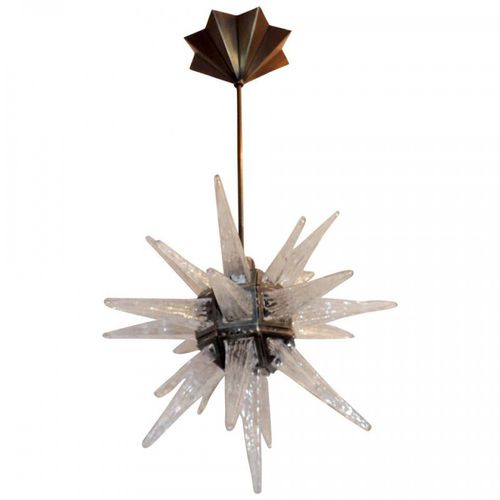 Kronleuchter / originelles Design - WM2108 WONDERFUL STAR - Alan Mizrahi Lighting - Glas / Messing / Bronze