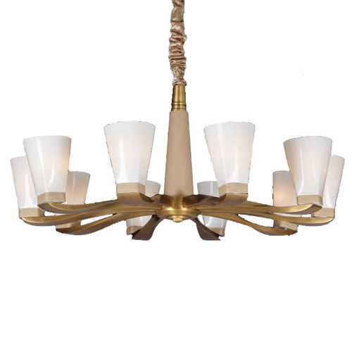 Klassischer Kronleuchter - AM8102Q ESTELLE 1-2 TIER - Alan Mizrahi Lighting - Glas / 6 Glühbirnen / 8 Glühbirnen