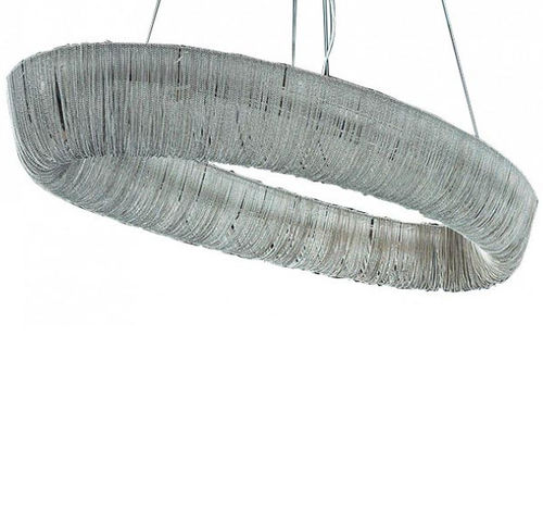 Moderner Kronleuchter - JT214 CELLINI - Alan Mizrahi Lighting - Aluminium / 10 Glühbirnen / mit geometrischen Motiven