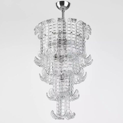 Moderner Kronleuchter - IQ3420 MAIDA  - Alan Mizrahi Lighting - Muranoglas / 13 Glühbirnen / Wasserfall