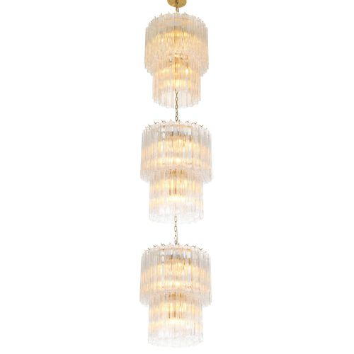 Moderner Kronleuchter - WM5166C LYMINGTON - Alan Mizrahi Lighting - Metall / Glas / für Gewerbegebrauch