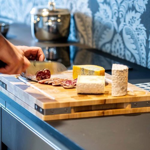 Buche-Schneidebrett - Billot à poser - Chabret - geölt / für Privatgebrauch / für Gewerbegebrauch