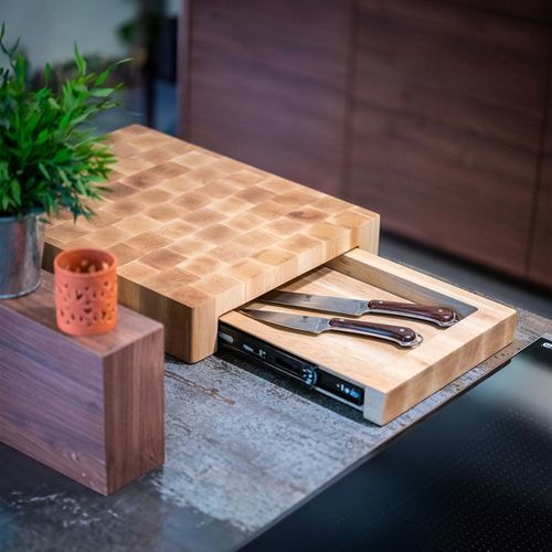 Holzschneidebrett - Billot Barbecue - Chabret - geölt / für Privatgebrauch / für Gewerbegebrauch