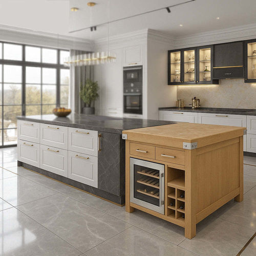 Service-Weinkühlschrank - Chabret - für Lagerung / eingebaut / Buche