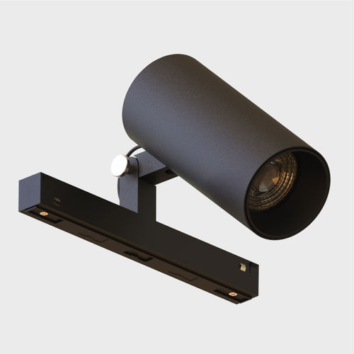 Schienenleuchte / 48 V - ROSS D/I - Brilumen - LED / zylinderförmig / Aluminium