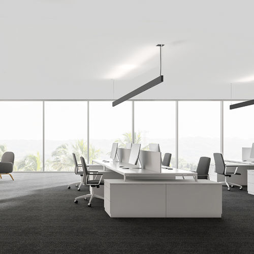 Hängeleuchte - ORIS SLIM PRO D/I OPAL - Brilumen - LED / linear / IP40