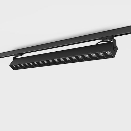 Wandfluter Schienenleuchte - ORIS PLUS HIGH PERFORMANCE - Brilumen - LED / rechteckig / Metall