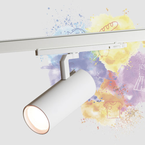 LED-Schienenleuchte - SPAR TECHNICAL 23W - Brilumen - rund / Aluminium / für Museen
