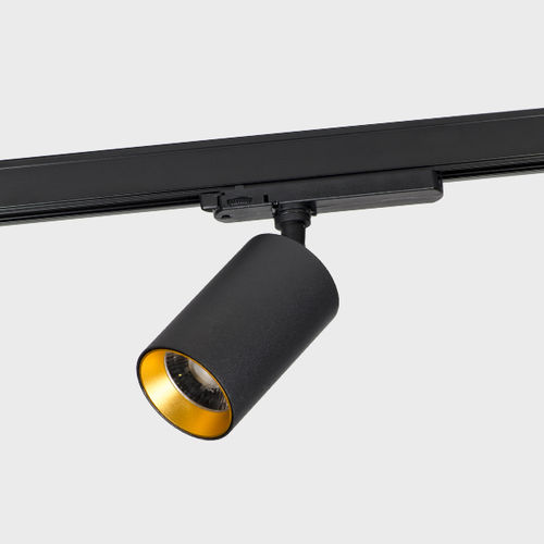 LED-Schienenleuchte - HERON - Brilumen - rund / Aluminiumguss / lackiertes Aluminium
