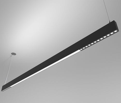 Hängeleuchte - ORIS SLIM PRO COMBI DIRECT/INDIRECT LIGHT OPAL+LOW GLARE - Brilumen - LED / linear / IP40