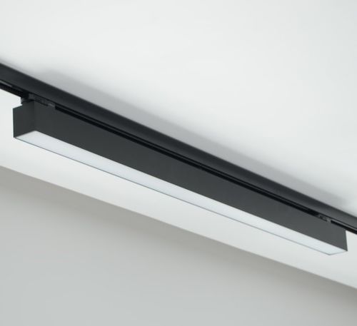 LED-Schienenleuchte - ORIS 50 MICROPRISMATIC - Brilumen - rechteckig / anodisiertes Aluminium / für Gewerbegebrauch
