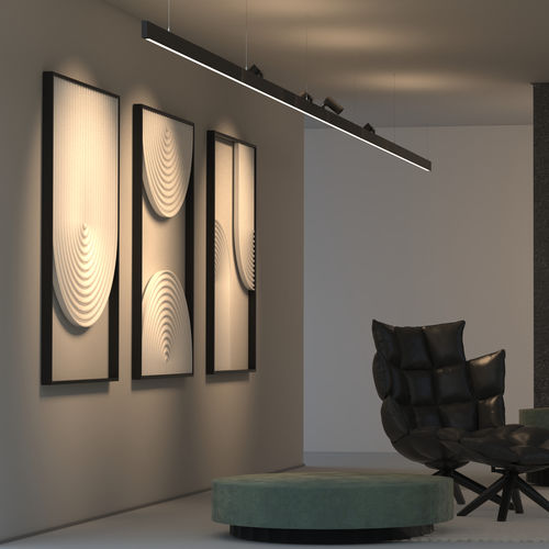 Schienenleuchte / 48 V - APALIS D/I - Brilumen - LED / zylinderförmig / Aluminium
