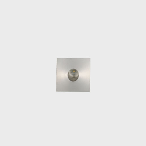 Moderne Wandleuchte - ELIOT - Brilumen - für den Innenraum / gebürstetes Aluminium / quadratisch