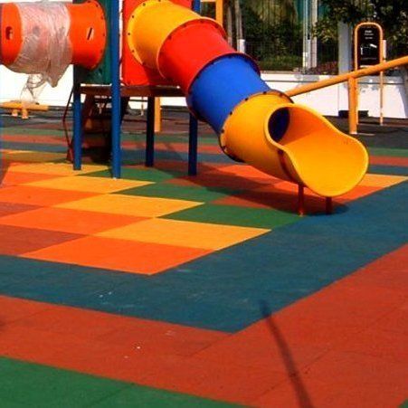 Flexible Fliese / Gummi - BEFLEX EPDM - Beka Sport - für Außenbereich / für Boden / quadratisch