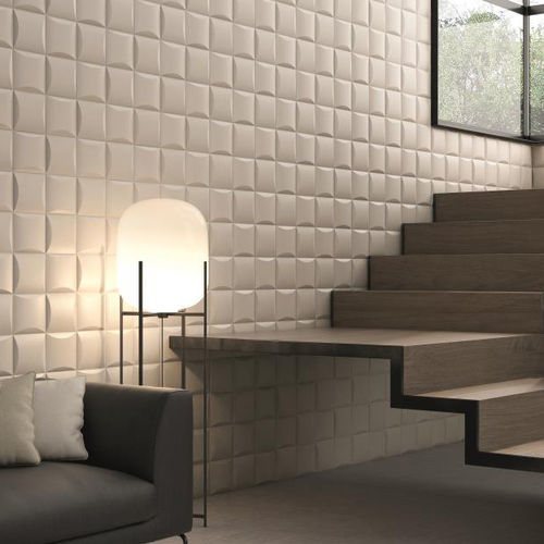 Keramik-Mosaikfliese - BENT - DECUS CERAMICA - Hochglanz / 3D / für den Innenraum