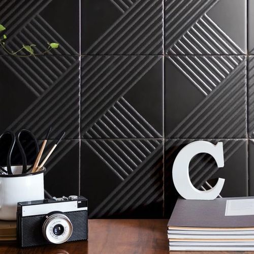 Keramik-Mosaikfliese - LINES - DECUS CERAMICA - Hochglanz / 3D / für den Innenraum