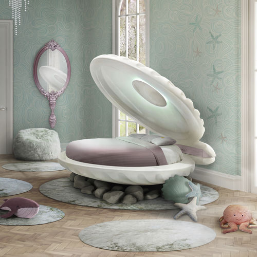Einpersonenbett - LITTLE MERMAID  - Circu - originelles Design / für Kinder / mit integrierter Beleuchtung