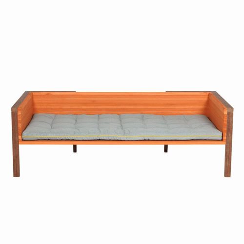 Modernes Sofa - CHARLOTTE - Butzke - für Außenbereich / Stoff / Holz