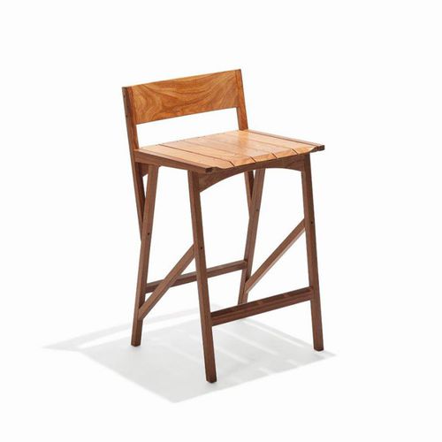 Moderner Barstuhl - ATIBAIA - Butzke - für Außenbereich / Holz / für Privatgebrauch