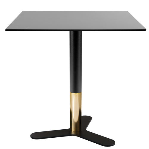 Moderner Tisch - PETALI-BI - Vela Arredamenti - Holz / Eisen / Gestell aus Holz