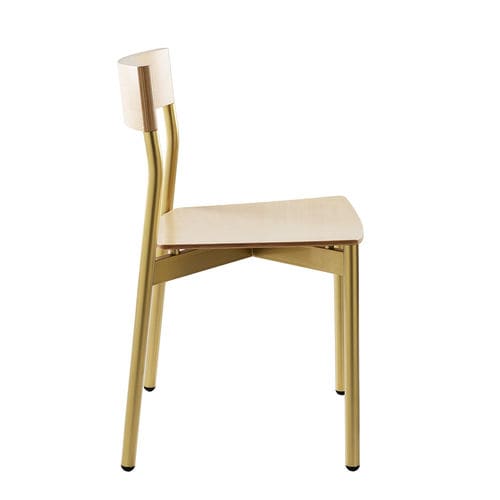 Moderner Stuhl - NAVIA  - Vela Arredamenti - für den Innenraum / Eisen / Gestell aus Holz
