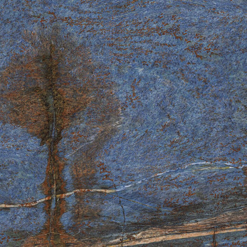 Feinsteinzeug-Natursteinplatte - Van Gogh Blue 10001 - Efesus Stone - Sintergestein / für Fußboden / für Innenausbau