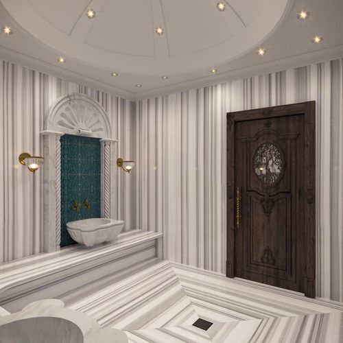 Marmor-Natursteinplatte - Efesus Stone - für Innenausbau / für Wand / zur Außenraumgestaltung