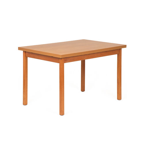 Moderner Tisch - BABU - BALATON BUTOR - Holz / Gestell aus Holz / rechteckig