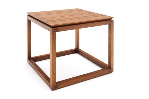 Moderner Beistelltisch - ARQ - Estudiobola - Holz / Glas / MDF-Laminat