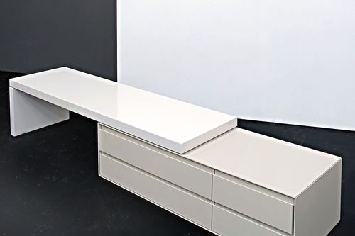 Moderne Kommode - PORTICO  - Estudiobola - lackiertes MDF / nicht angegeben / weiß