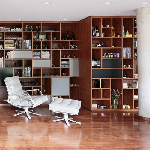 Moderner Sessel - MABELLE - Estudiobola - Stoff / Leder / Stahl