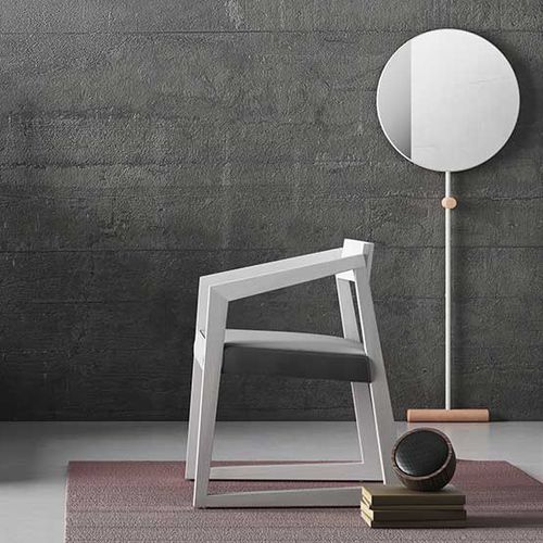 Moderner Stuhl - ZEN P - imperial-line - für den Innenraum / Stoff / Eiche
