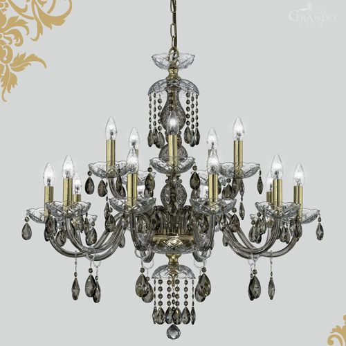 Klassischer Kronleuchter - OLYMPIA - grandoluce - Kristall / Swarovski®-Kristall / Metall