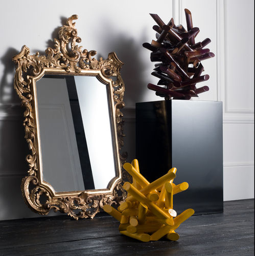 Skulptur / emaillierte Keramik - A315 - Sigma L2 - Bronze