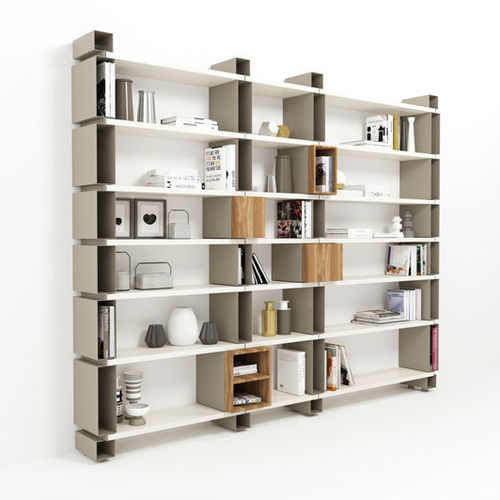 Wandmontiertes Regal - MODULO - Barel Srl - Modul / modern / lackiertes Holz