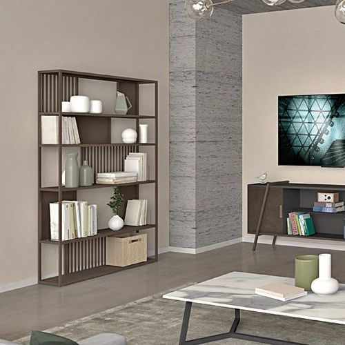 Modernes Bücherregal - AMBRA - Barel Srl - Eisen