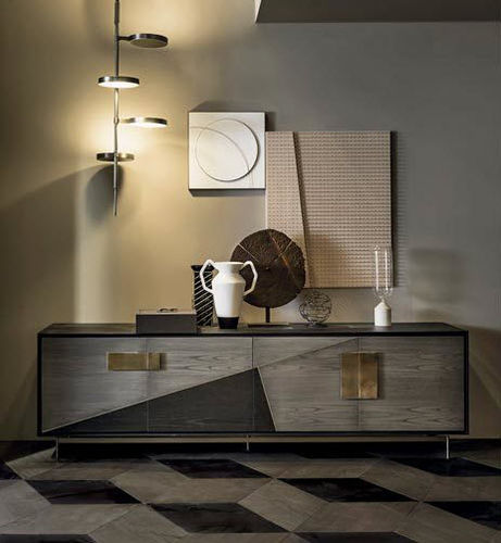 Modernes Sideboard - EGO - Shake Design - Holz / Metall