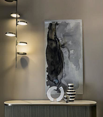 Moderne Wandleuchte - WEVE - Shake Design - für den Innenraum / Metall / LED