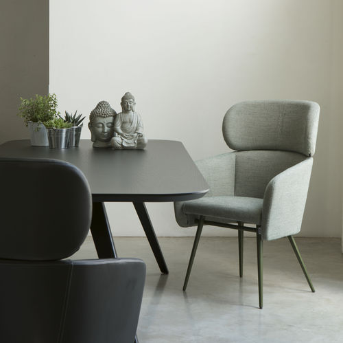 Moderner Stuhl - BALÙ MET XL 053 - Traba' - für den Innenraum / Stoff / Leder