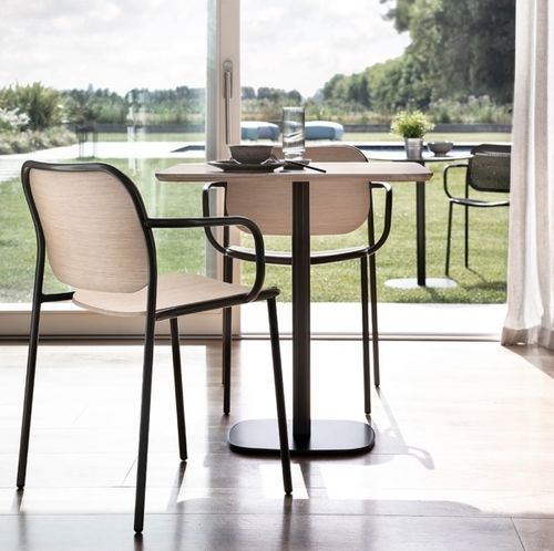 Moderner Bistrotisch - 0532-1 - Traba' - HPL / Buche / Esche