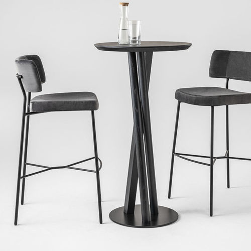 Moderner Stehtisch - FAST FOOD NIELS 0124/R - Traba' - HPL / Esche / Buche
