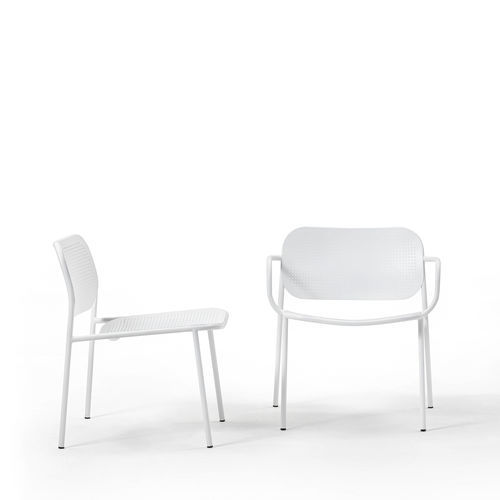 Moderner Sessel - METIS DOT 0172  - Traba' - Lochblech / Metall / stapelbar